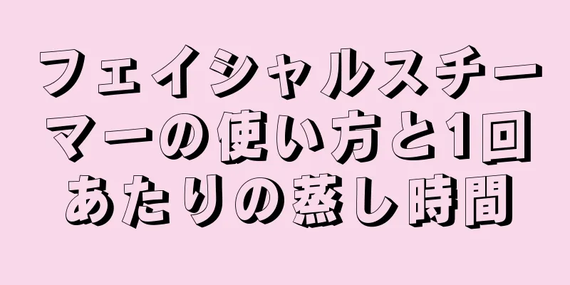 フェイシャルスチーマーの使い方と1回あたりの蒸し時間