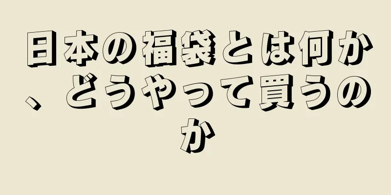 日本の福袋とは何か、どうやって買うのか