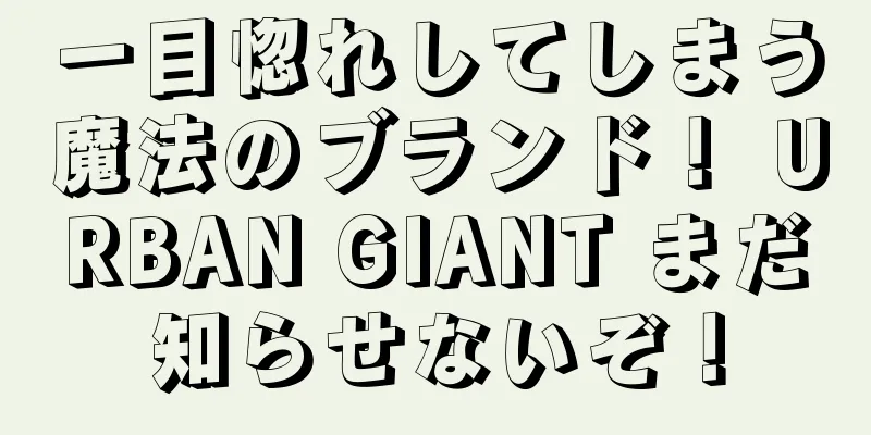 一目惚れしてしまう魔法のブランド！ URBAN GIANT まだ知らせないぞ！