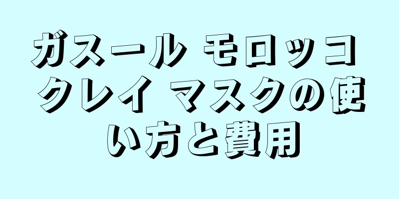 ガスール モロッコ クレイ マスクの使い方と費用