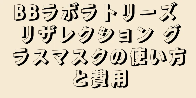 BBラボラトリーズ リザレクション グラスマスクの使い方と費用