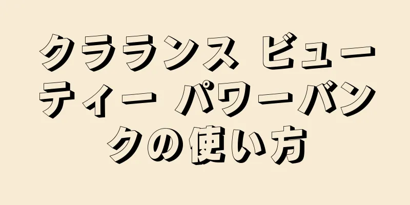 クラランス ビューティー パワーバンクの使い方