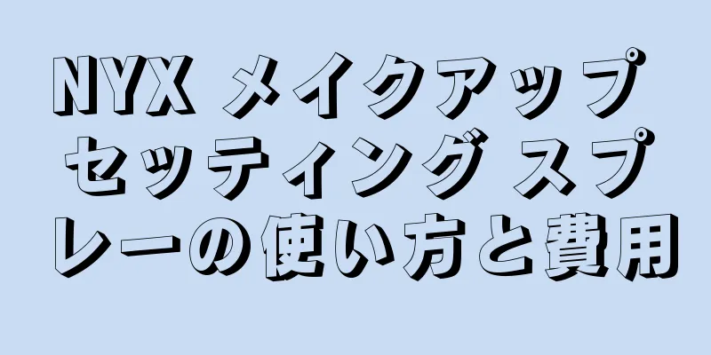 NYX メイクアップ セッティング スプレーの使い方と費用