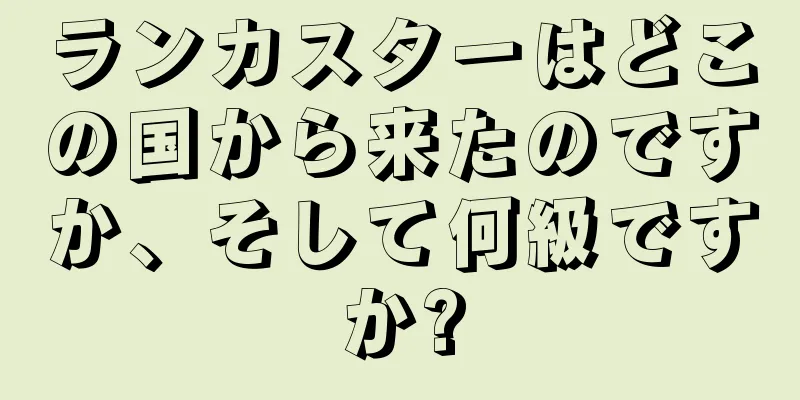 ランカスターはどこの国から来たのですか、そして何級ですか?