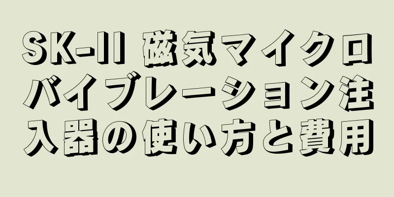 SK-II 磁気マイクロバイブレーション注入器の使い方と費用