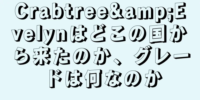 Crabtree&Evelynはどこの国から来たのか、グレードは何なのか