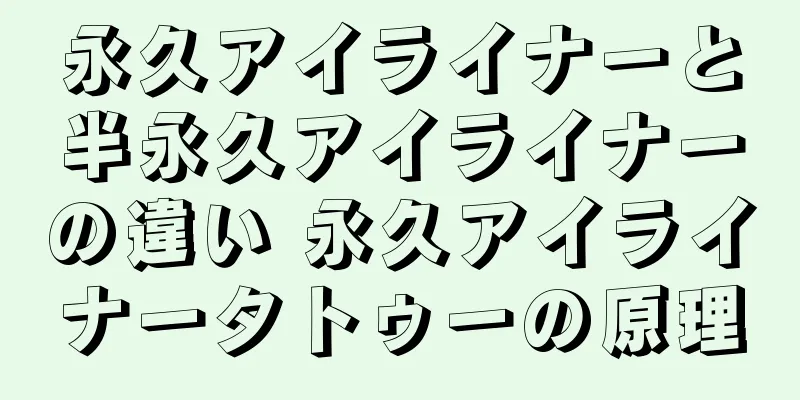 永久アイライナーと半永久アイライナーの違い 永久アイライナータトゥーの原理