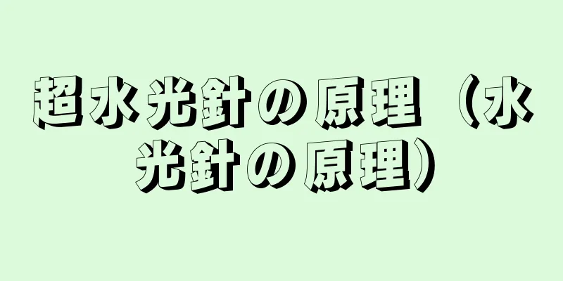 超水光針の原理（水光針の原理）