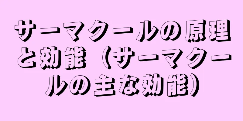 サーマクールの原理と効能（サーマクールの主な効能）