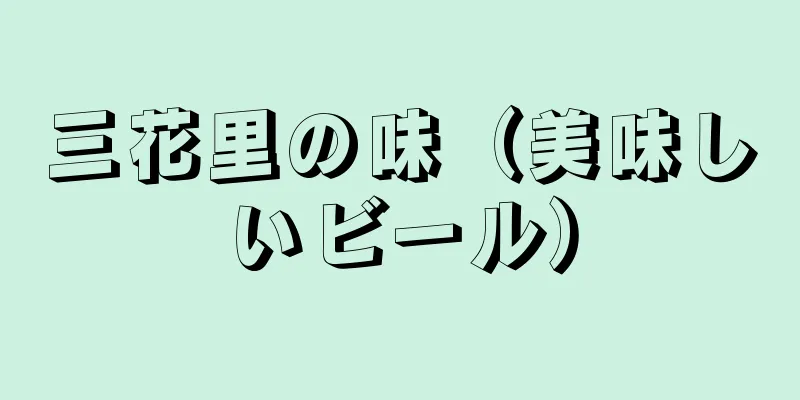 三花里の味（美味しいビール）