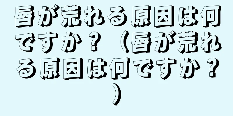 唇が荒れる原因は何ですか？（唇が荒れる原因は何ですか？）