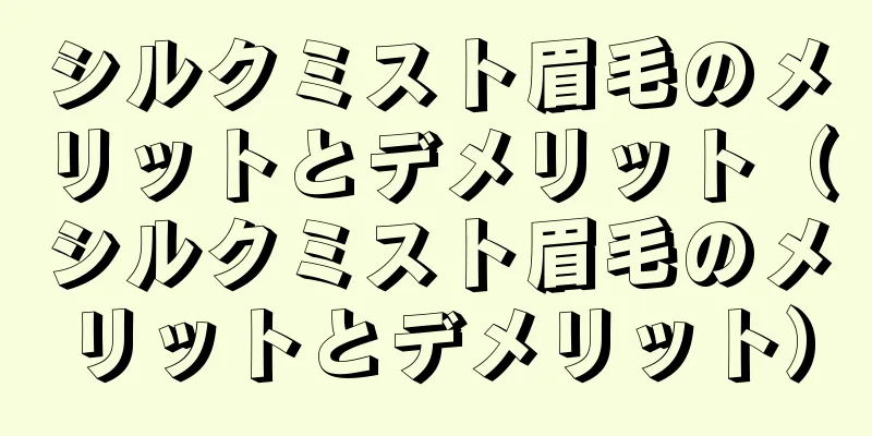 シルクミスト眉毛のメリットとデメリット（シルクミスト眉毛のメリットとデメリット）
