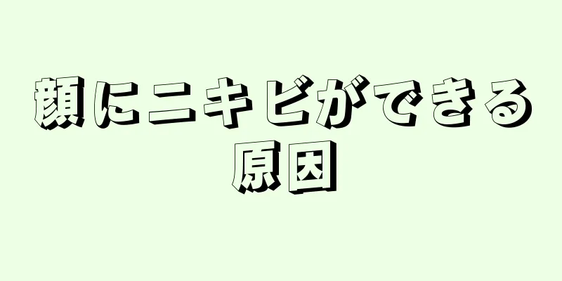 顔にニキビができる原因