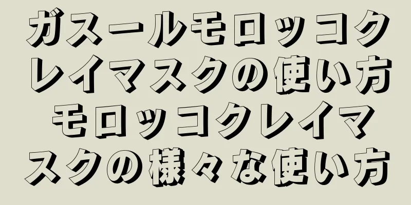 ガスールモロッコクレイマスクの使い方 モロッコクレイマスクの様々な使い方