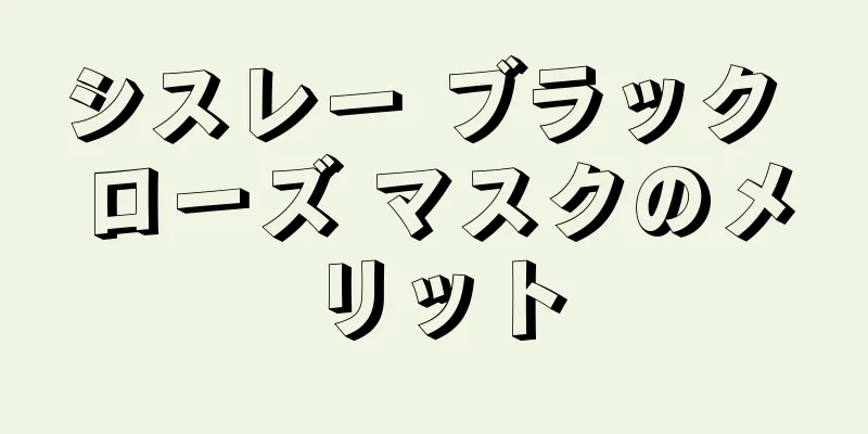 シスレー ブラック ローズ マスクのメリット