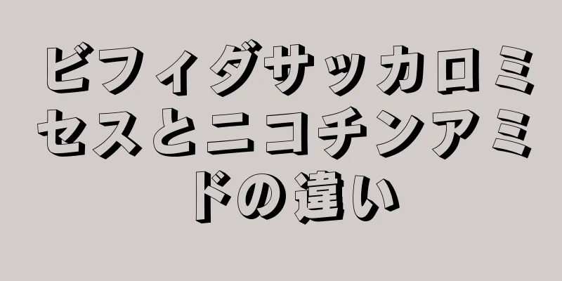 ビフィダサッカロミセスとニコチンアミドの違い