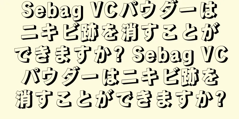 Sebag VCパウダーはニキビ跡を消すことができますか? Sebag VCパウダーはニキビ跡を消すことができますか?