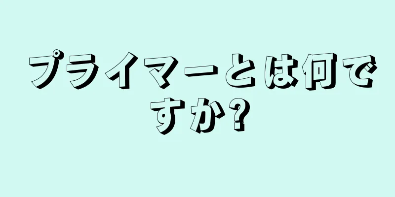 プライマーとは何ですか?