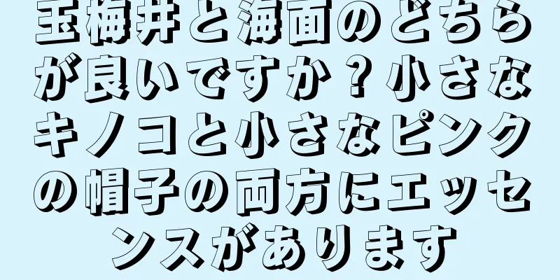 玉梅井と海面のどちらが良いですか？小さなキノコと小さなピンクの帽子の両方にエッセンスがあります