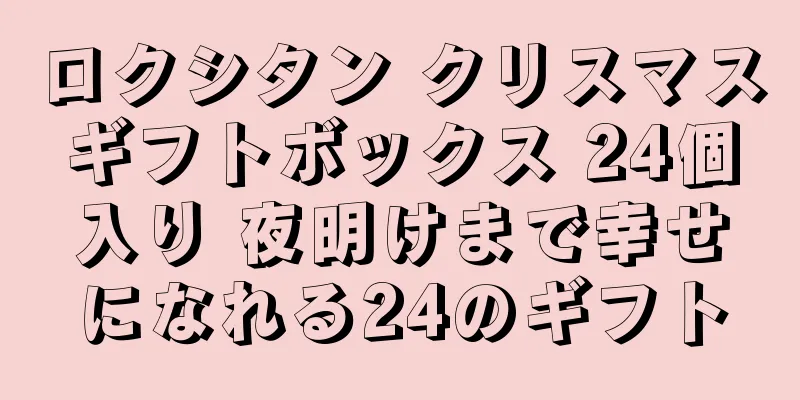 ロクシタン クリスマスギフトボックス 24個入り 夜明けまで幸せになれる24のギフト