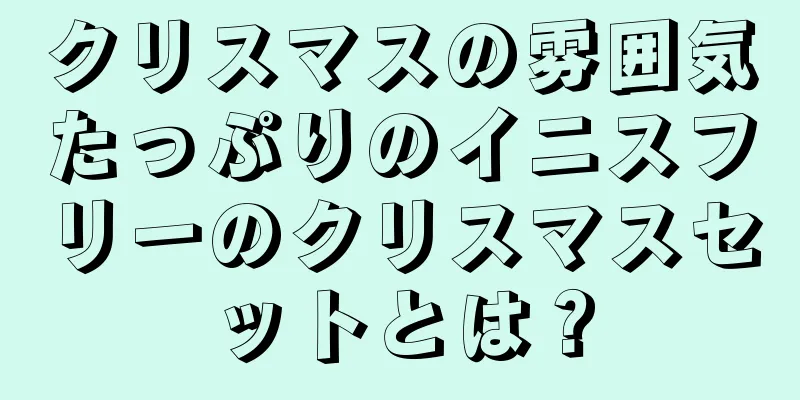 クリスマスの雰囲気たっぷりのイニスフリーのクリスマスセットとは？