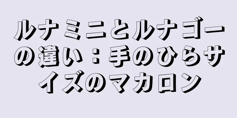 ルナミニとルナゴーの違い：手のひらサイズのマカロン