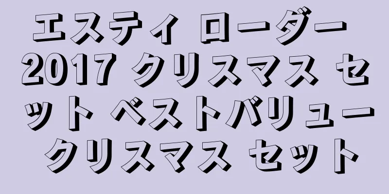 エスティ ローダー 2017 クリスマス セット ベストバリュー クリスマス セット
