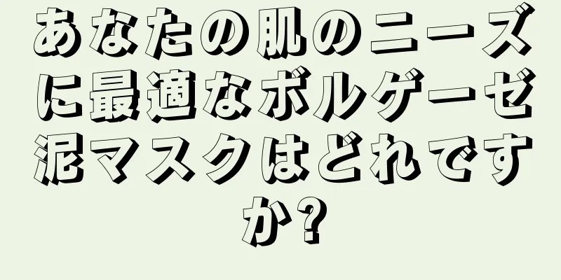 あなたの肌のニーズに最適なボルゲーゼ泥マスクはどれですか?